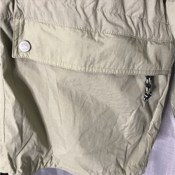 Vintage Timberland WeatherGear Windbreaker Mens Large‎ Tan Jacket 1996 - Picture 3 of 13